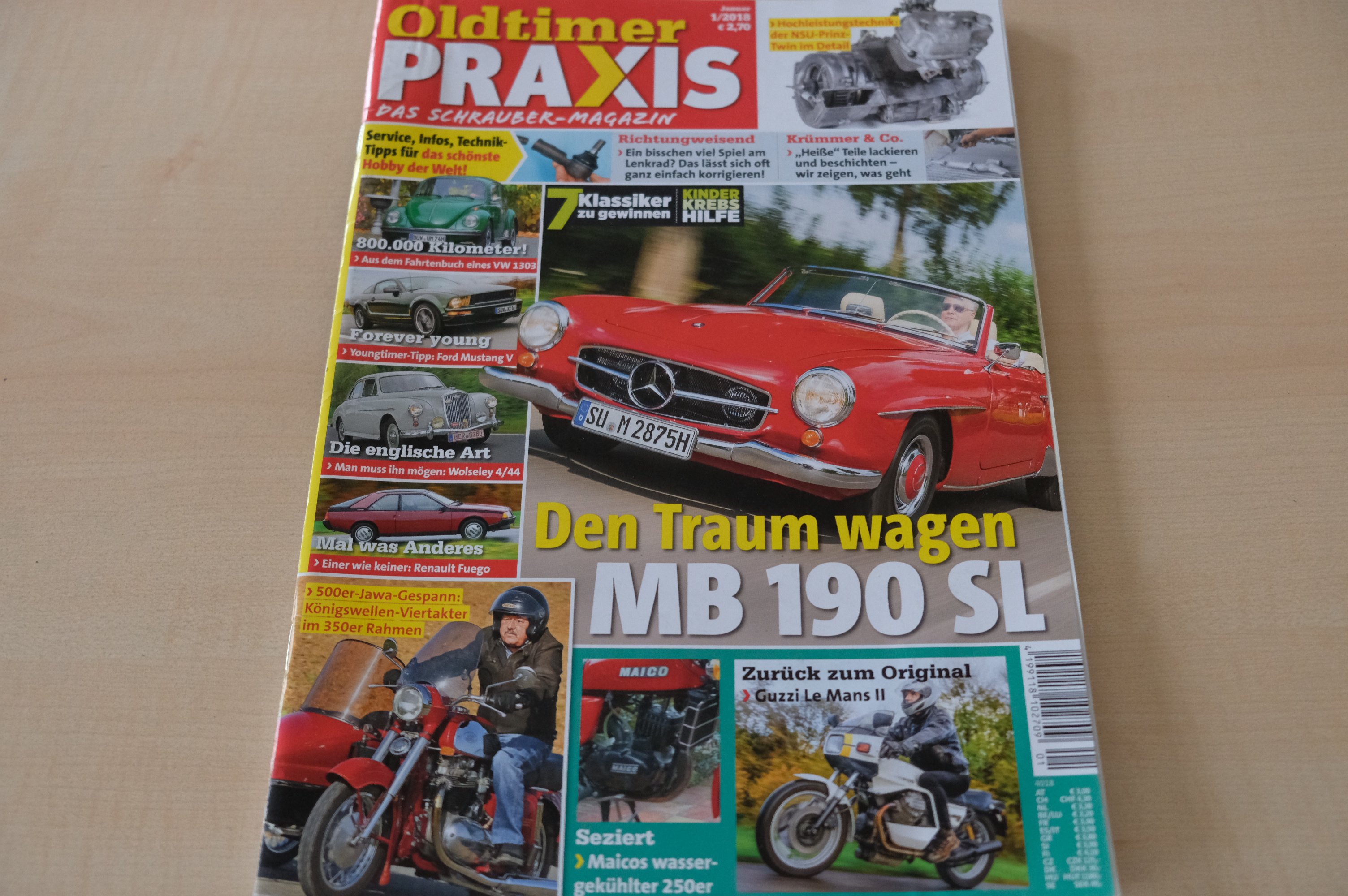 Deckblatt Oldtimer Praxis (01/2018)
